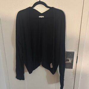 James Perse Black Cardigan Sweater Size 4